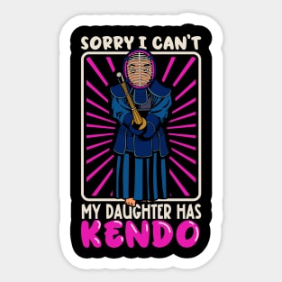 My daughter has kendo Sticker